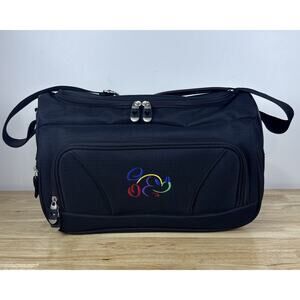 VTG Disney World Luggage Bag Carry On Mickey Mouse Small Black Duffel 16”